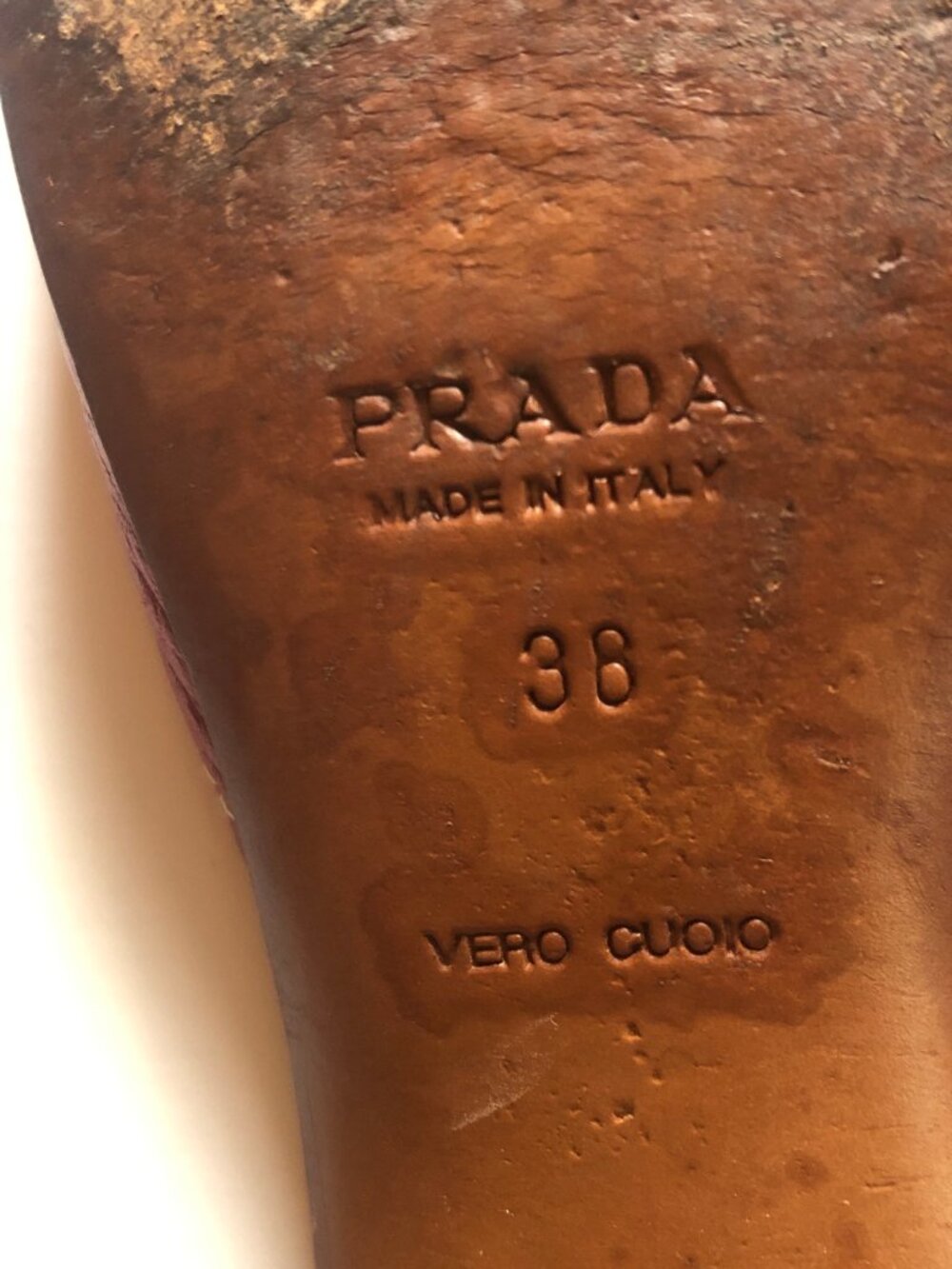 Prada vintage 1990s y2k red kitten heel tassel mules - Picture 9 of 9